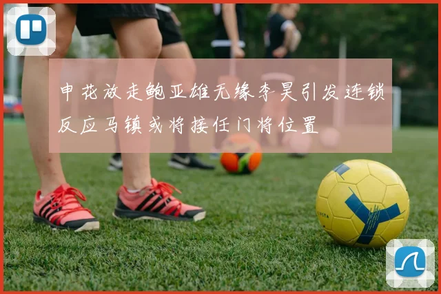 申花放走鲍亚雄无缘李昊引发连锁反应马镇或将接任门将位置